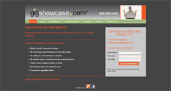 Desktop Screenshot of gigshowcase.com